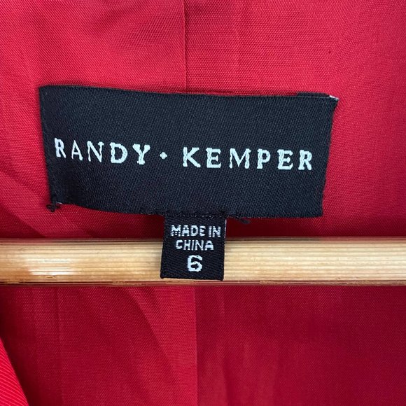 Randy Kemper Red Blazer - Picture 4 of 8